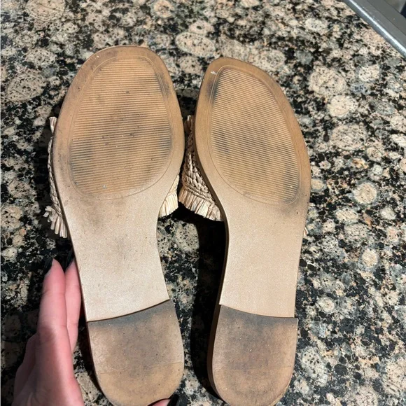 Steve Madden Lakeshore Woven Raffia Slide Sandal - Picture 6 of 6